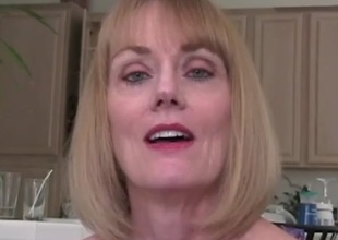Clumsy GILF Wants Rough Mating